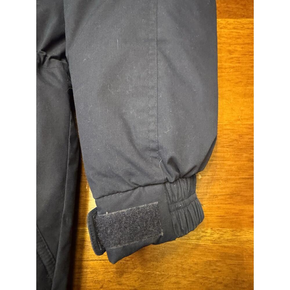 Small Triple FAT Goose Down Filled Vintage Coat Blue Missing Hood F.A.T. - Picture 14 of 14